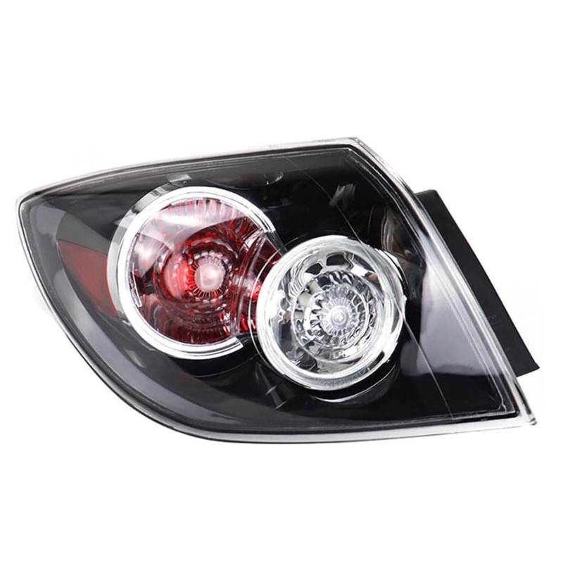 CAOXINZI Auto Heckleuchte Rücklicht Rückleuchte Baugruppe für Mazda 3 Hatchback 2004-2010, LED Rückleuchten Set Linke Rechte Rücklichter Ersatz Auto Zubehör,A-Left Outer von CAOXINZI