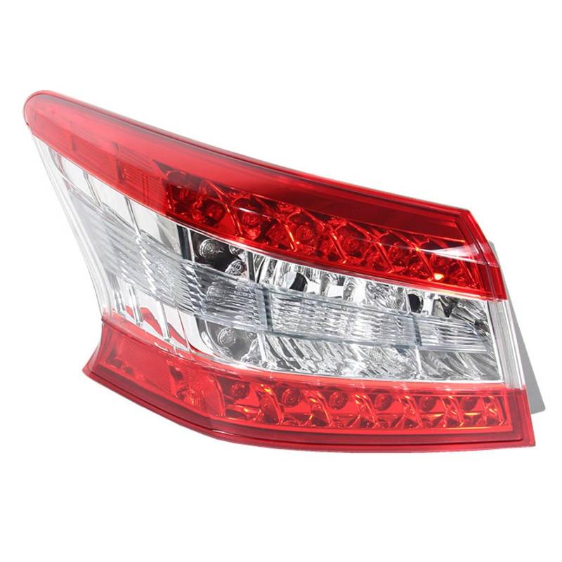 CAOXINZI Auto Heckleuchte Rücklicht Rückleuchte Baugruppe für Nissan Sentra 2013 2014 2015, LED Rückleuchten Set Linke Rechte Rücklichter Ersatz Auto Zubehör,A-Left Outer von CAOXINZI