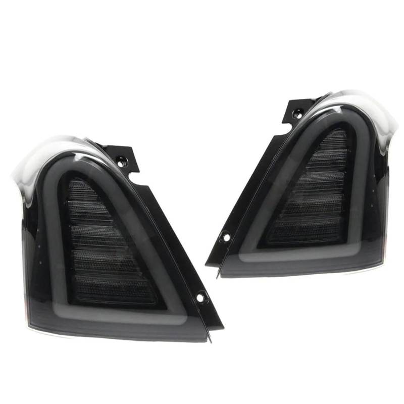 CAOXINZI Auto Heckleuchte Rücklicht Rückleuchte Baugruppe für Suzuki Swift 2008-2014, LED Rückleuchten Set Linke Rechte Rücklichter Ersatz Auto Zubehör,A-Smoked von CAOXINZI