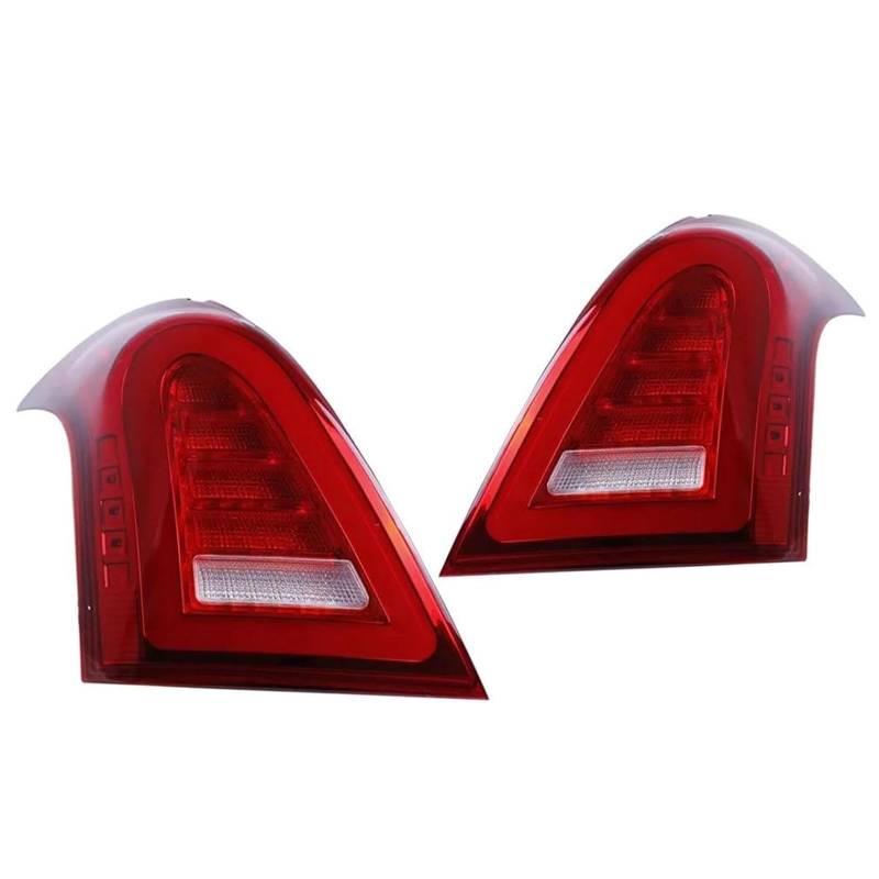 CAOXINZI Auto Heckleuchte Rücklicht Rückleuchte Baugruppe für Suzuki Swift 2008-2014, LED Rückleuchten Set Linke Rechte Rücklichter Ersatz Auto Zubehör,B-Red von CAOXINZI