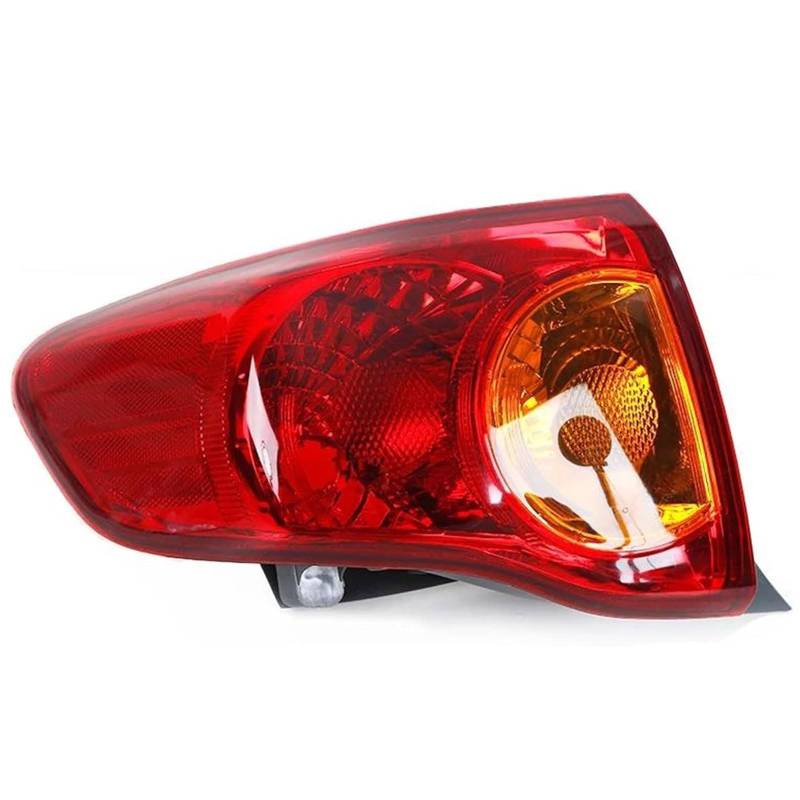 CAOXINZI Auto Heckleuchte Rücklicht Rückleuchte Baugruppe für Toyota Corolla 2008 2009 2010, LED Rückleuchten Set Linke Rechte Rücklichter Ersatz Auto Zubehör,A-Left Outer von CAOXINZI