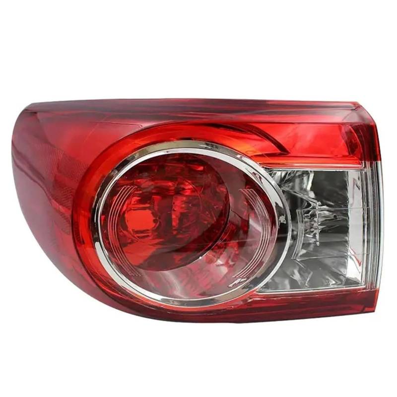 CAOXINZI Auto Heckleuchte Rücklicht Rückleuchte Baugruppe für Toyota Corolla 2010 2011 2012 2013, LED Rückleuchten Set Linke Rechte Rücklichter Ersatz Auto Zubehör,A-Left Outer von CAOXINZI