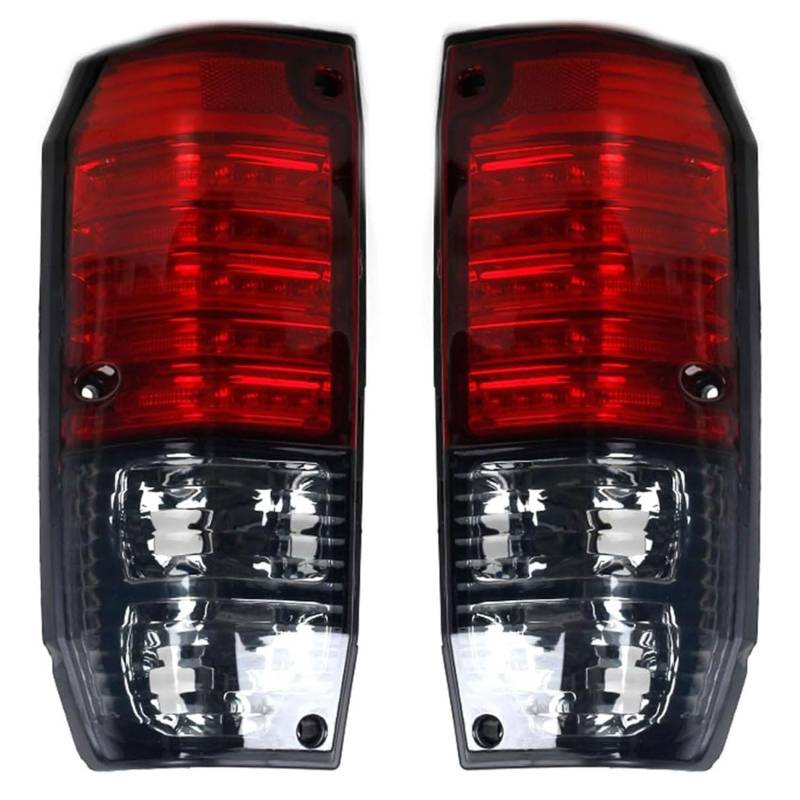 CAOXINZI Auto Heckleuchte Rücklicht Rückleuchte Baugruppe für Toyota Land Cruiser Prado LC76 LC77 LJ77 GRJ76 HZJ76 4500, LED Rückleuchten Set Linke Rechte Rücklichter Ersatz Auto Zubehör,B-Red von CAOXINZI