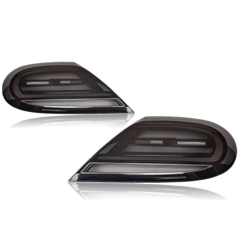 CAOXINZI Auto Heckleuchte Rücklicht Rückleuchte Baugruppe für VW Beetle 2013-2021, LED Rückleuchten Set Linke Rechte Rücklichter Ersatz Auto Zubehör,A-Smoked von CAOXINZI