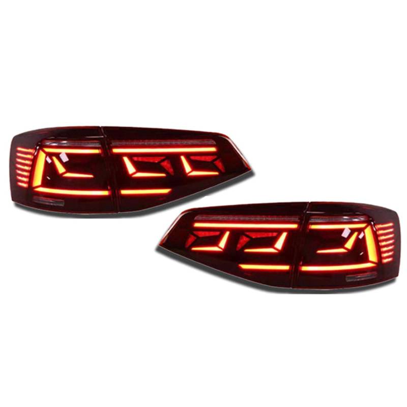 CAOXINZI Auto Heckleuchte Rücklicht Rückleuchte Baugruppe für VW Jetta 2015 2016 2017 2018, LED Rückleuchten Set Linke Rechte Rücklichter Ersatz Auto Zubehör von CAOXINZI