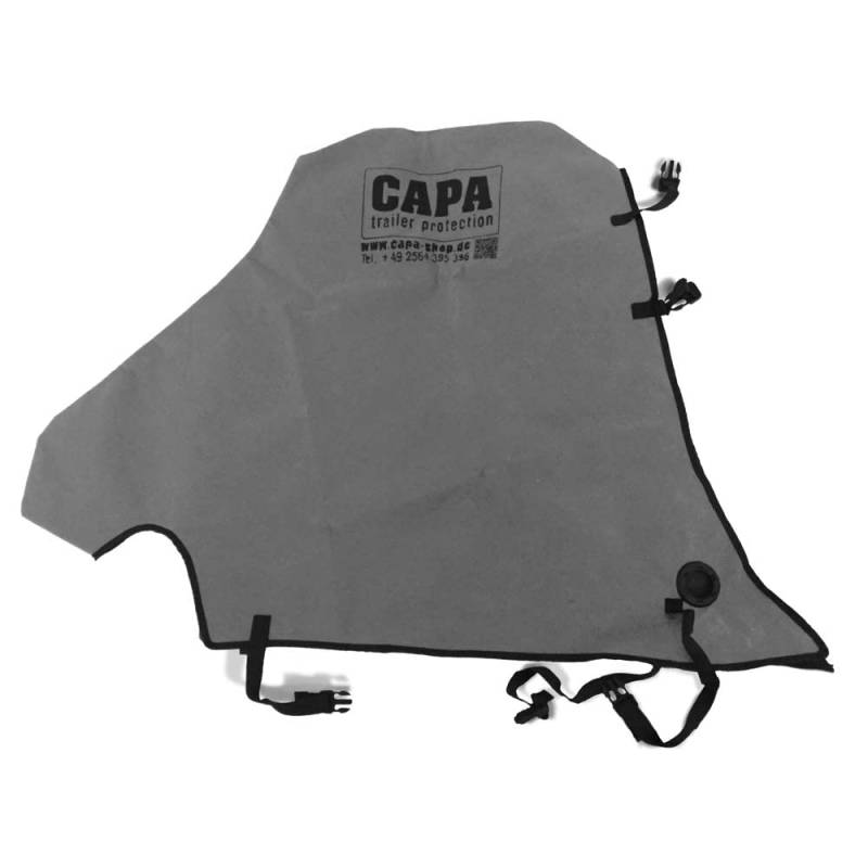 CAPA® Deichselabdeckung Deichselschutz für PKW Anhängerkupplung und Stützrad Deichsel Schutzhülle Abdeckung Abdeckplane von CAPA