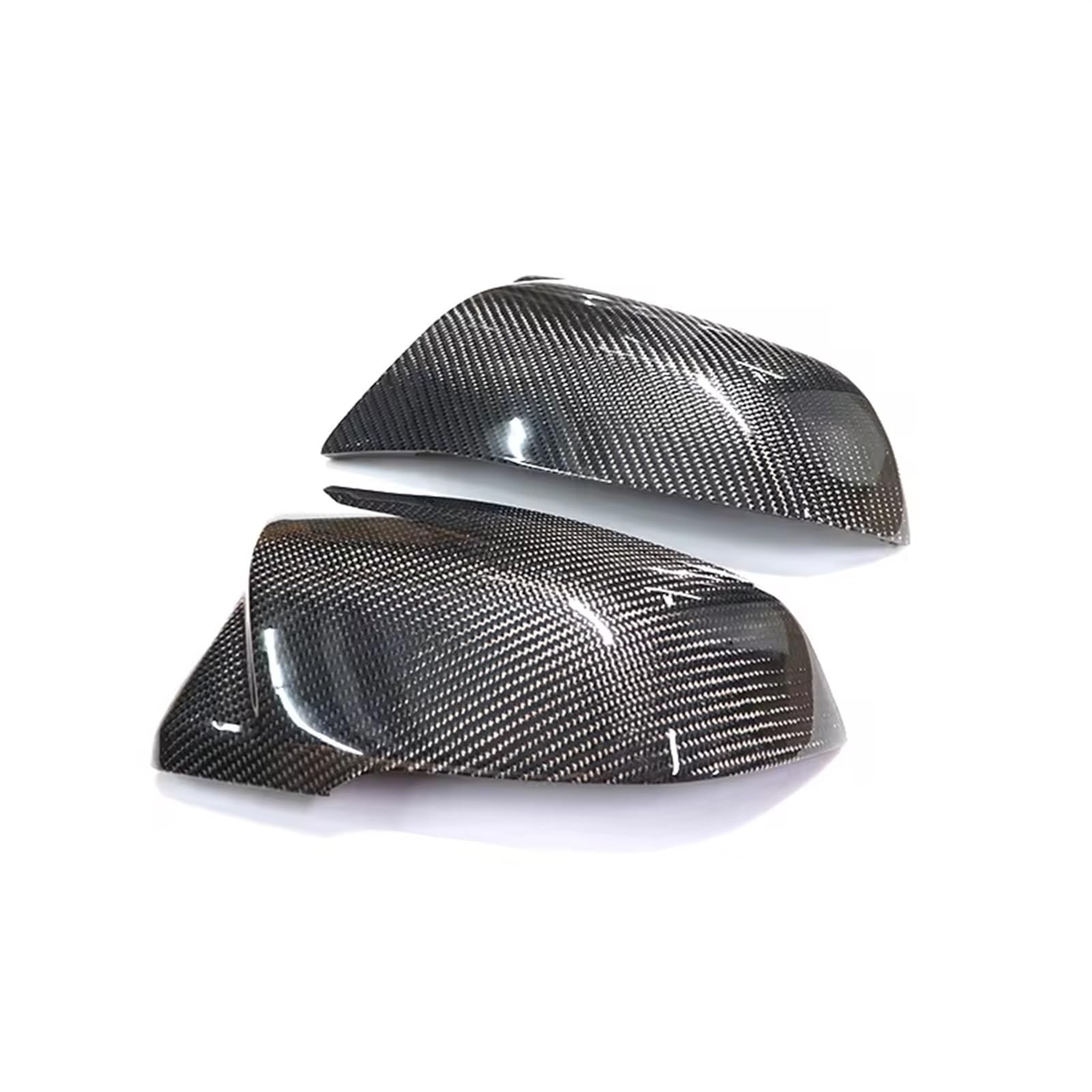 CAQRBCX Abdeckungen Seitenspiegel Kompatibel Mit Für 1er Touring F52 2017 2018 Ersatz-Spiegelabdeckung Im M-Look Spiegelkappe Aus Kohlefaser Autoteile-Zubehör(Carbon Fiber Pattern) von CAQRBCX