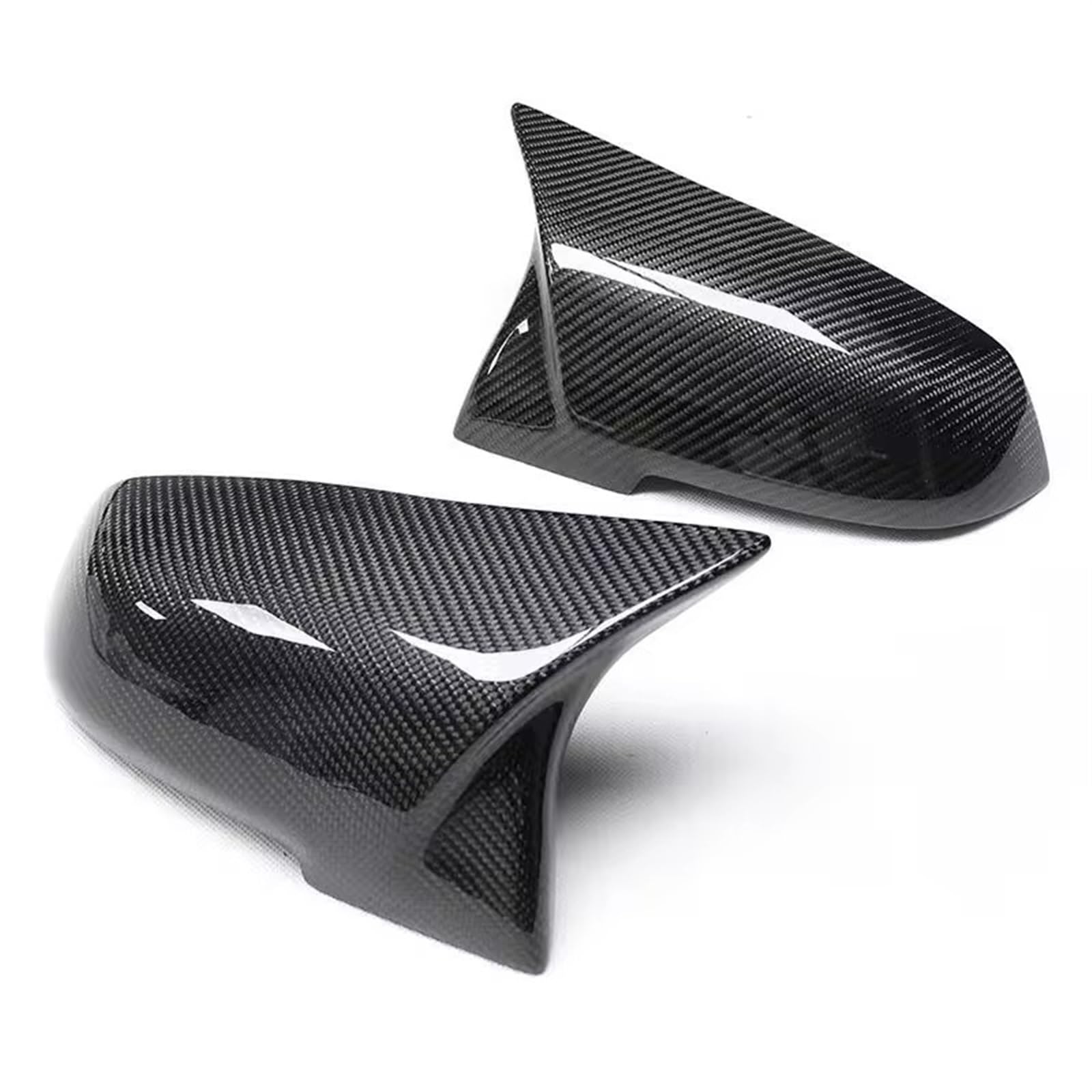 CAQRBCX Abdeckungen Seitenspiegel Kompatibel Mit Für 3er GT 3GT F34 2013 2014 2015 2016 2017 2018 Ersatzstil Carbonfaser-Spiegelabdeckung Autoteilezubehör(Carbon Fiber Pattern) von CAQRBCX