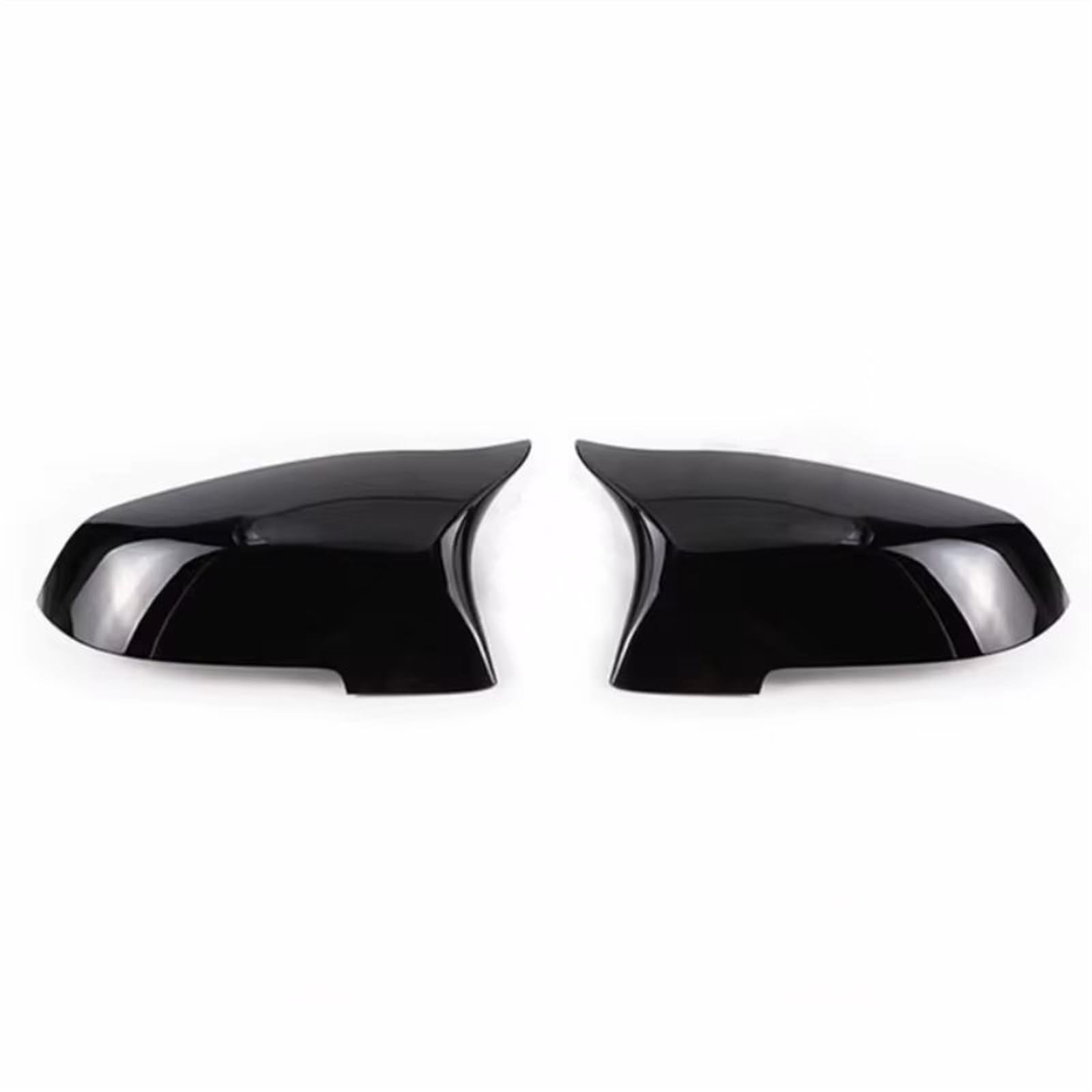 CAQRBCX Abdeckungen Seitenspiegel Kompatibel Mit Für 6er F06 F12 F13 LCL 2015 2016 2017 2X Schwarze Auto-Rückspiegel-Abdeckkappen In Karbonfaser-Optik(Bright Black) von CAQRBCX