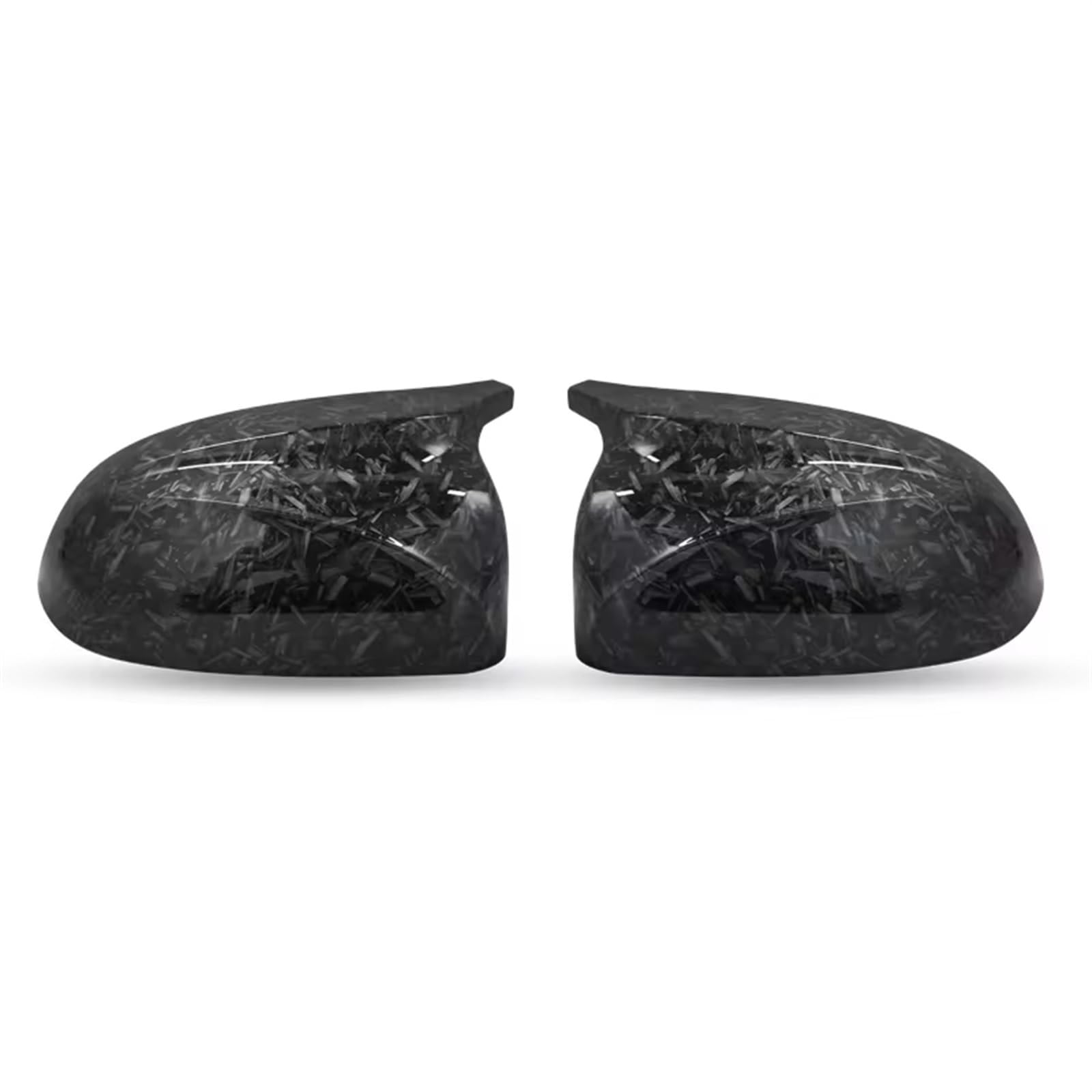CAQRBCX Abdeckungen Seitenspiegel Kompatibel Mit Für X3 X4 X5 X6 2018 2019 2020 2021 2022 M-Stil Schwarze Rückspiegelabdeckung X3M Look Rückspiegelabdeckung(Forged Carbon Look) von CAQRBCX