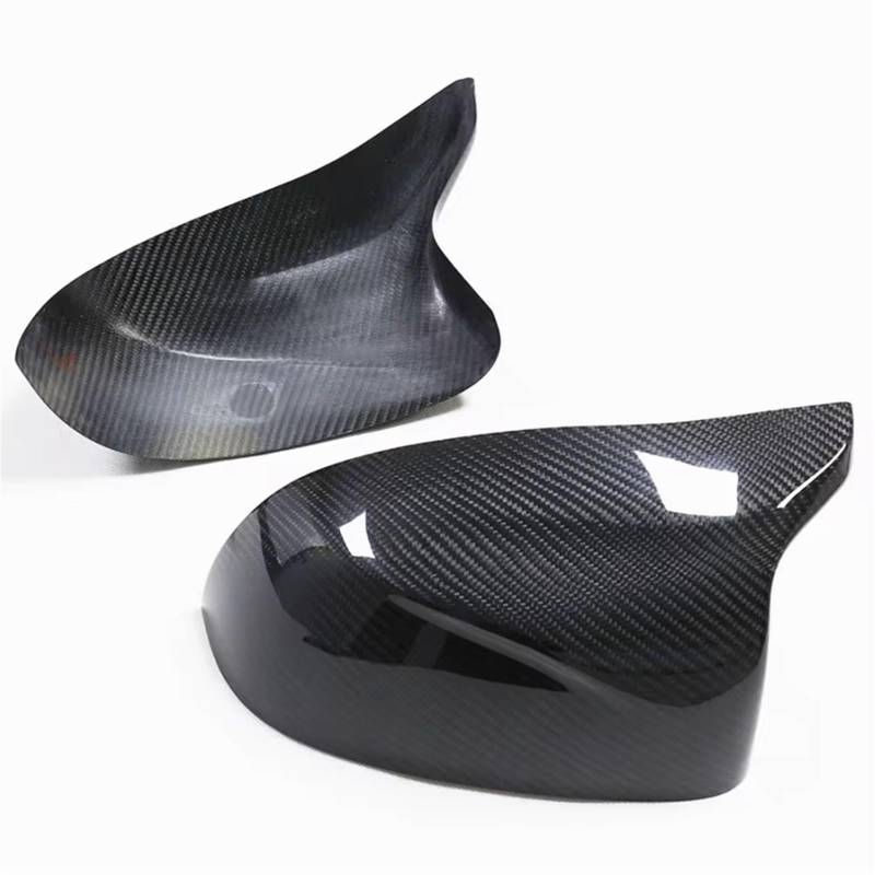 CAQRBCX Abdeckungen Seitenspiegel Kompatibel Mit Für X6M F96 2020 2021 2022 2023 Carbon Fiber Spiegelabdeckung Außenrückansicht Rückspiegelkappen Schale Hinzufügen/anklipsen(Add On Type) von CAQRBCX