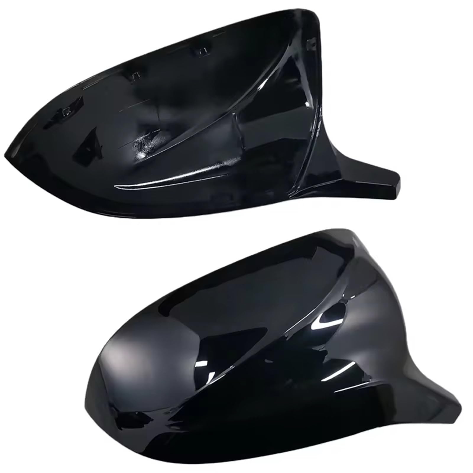 CAQRBCX Abdeckungen Seitenspiegel Kompatibel Mit Für X7 G07 2019+ M Style Schwarze Rückspiegelabdeckung X3M Look Rückspiegelabdeckung Autoteile Autozubehör(Black) von CAQRBCX