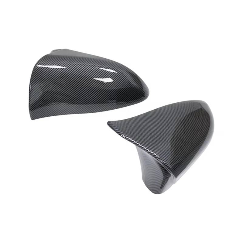 CAQRBCX Abdeckungen Seitenspiegel Kompatibel Mit Lexus Für CT Alle Modelle 2009–2022 LHD Paar Glänzend Schwarze Seitenrückspiegel Für Außenspiegel M-Stil Rückspiegel-Abdeckkappe(Carbon Fiber Pattern) von CAQRBCX