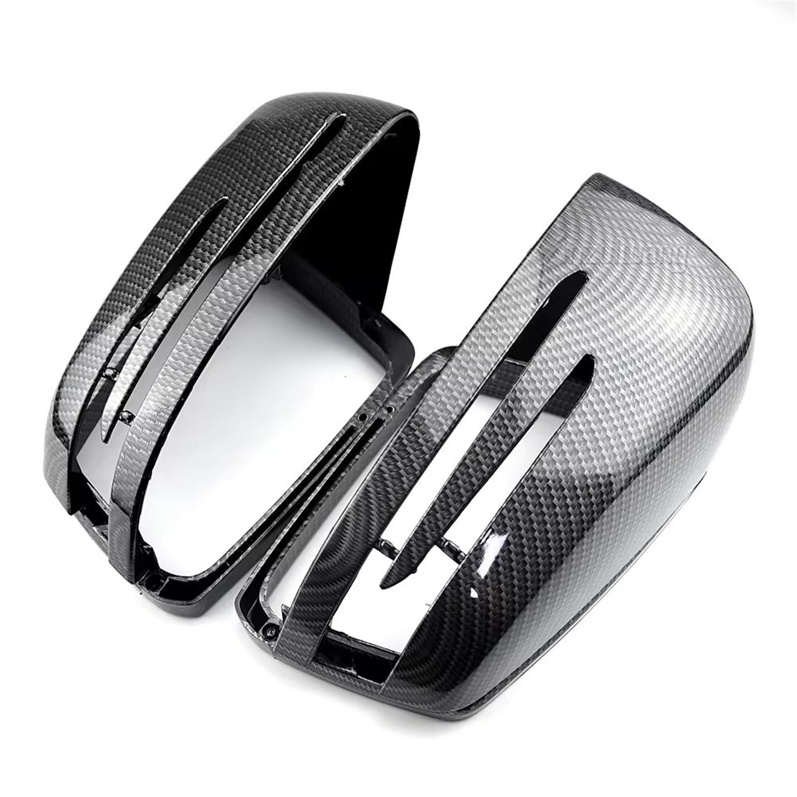 CAQRBCX Abdeckungen Seitenspiegel Kompatibel Mit Mercedes Für Benz C-Klasse W204 2008 2009 2010 2011 2012 2013 2014 Seitenspiegelkappenabdeckungen Autoteile(Carbon Fiber Pattern) von CAQRBCX