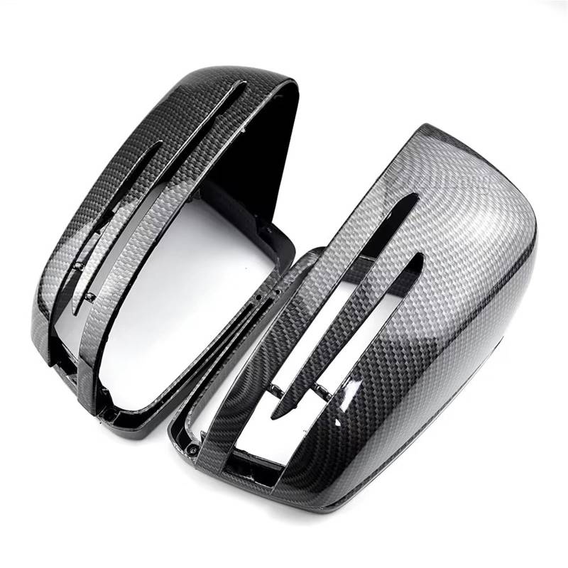 CAQRBCX Abdeckungen Seitenspiegel Kompatibel Mit Mercedes Für Benz C-Klasse W204 2008 2009 2010 2011 2012 2013 2014 Seitenspiegelkappenabdeckungen Autoteile(Carbon Fiber Pattern) von CAQRBCX
