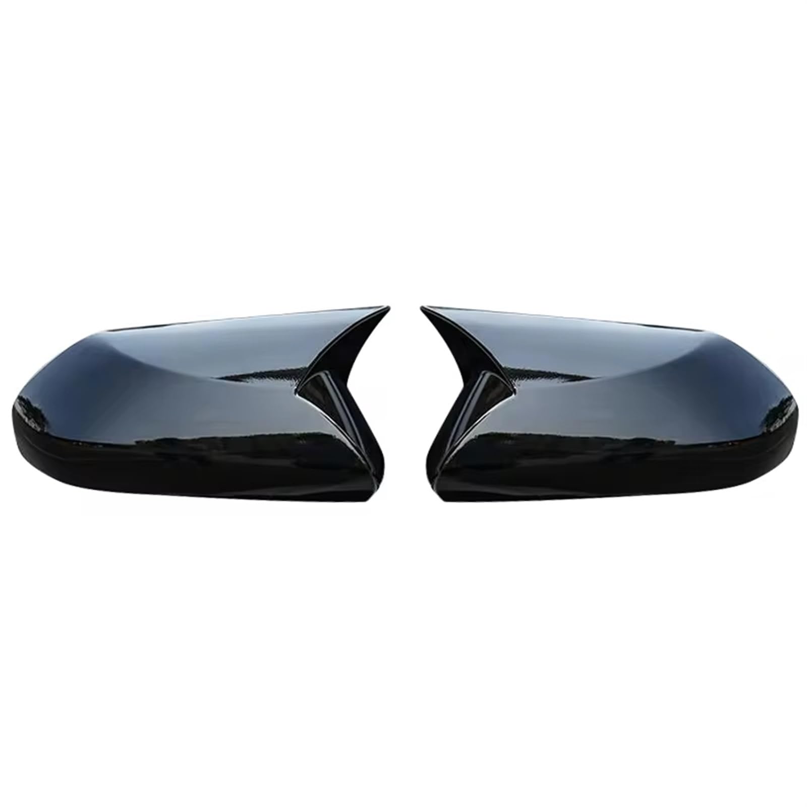 CAQRBCX Abdeckungen Seitenspiegel Kompatibel Mit Toyota Für Camry 2018 2019 2020 2021 2022 Auto-Seitentür-Rückspiegelabdeckung ABS-Kohlefaser Autoteile Autozubehör(Bright Black) von CAQRBCX