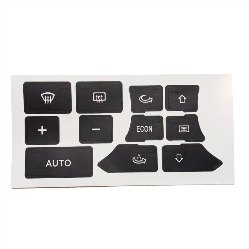CAQRBCX Auto Innenraum Kompatibel Mit Für 8P 2003 2004 2008 Auto-Klimaanlage Klima AC Schalter Knopf Reparatursatz Aufkleber Aufkleber Auto-Innendekoration von CAQRBCX