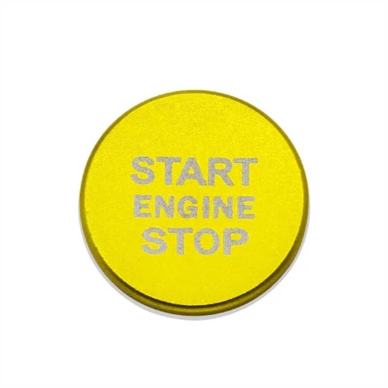 CAQRBCX Auto Innenraum Kompatibel Mit Für A6 A7 C7 2011 2012 2013 2014 2015 2016 2017 Auto-Styling Zündung Start Motor Stoppknopf Ring Zieraufkleber(Start Cover Gold) von CAQRBCX