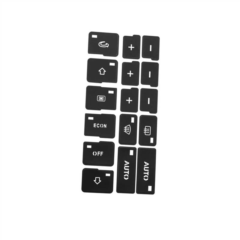 CAQRBCX Auto Innenraum Kompatibel Mit Für B7 2001 2002 2003 2004 Armaturenbrettknopf-Reparaturset Autoinnenraum-Aufkleber Abziehbilder Armaturenbrettknopf-Reparaturset Neuartige Aufkleber von CAQRBCX
