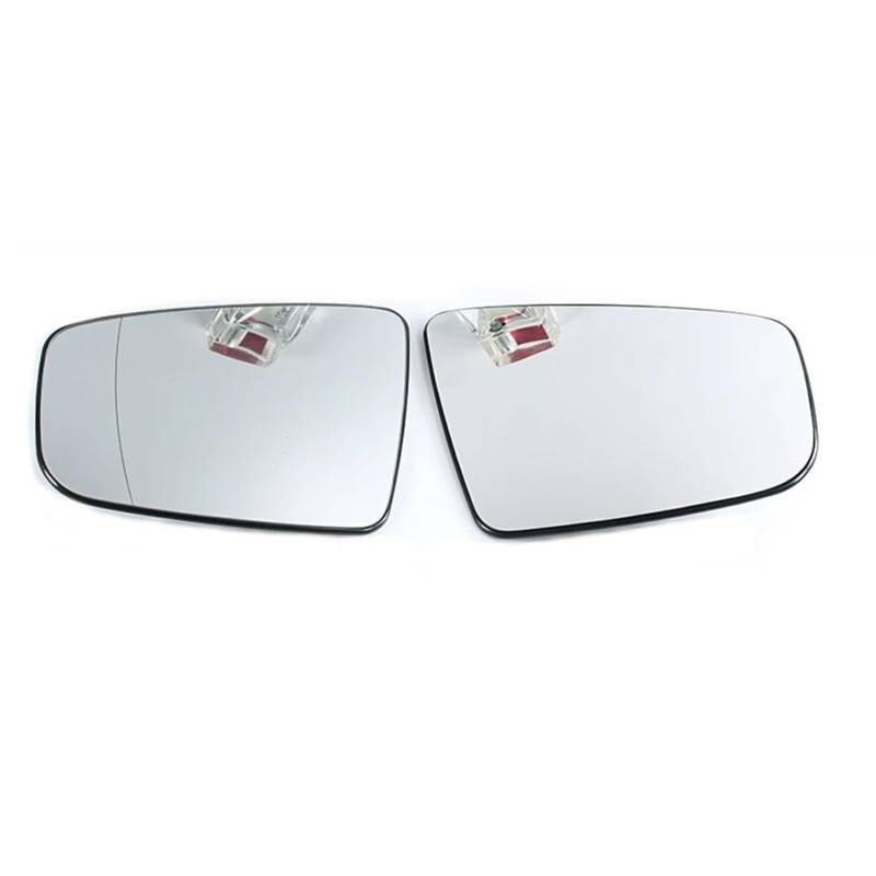 CAQRBCX Auto Rückspiegelglas Kompatibel Mit Buick Für Lacrosse 2009 2010 2011 2012 2013 2014 2015 Autozubehör Seitenrückspiegel Linsen Rückspiegel Weiß Blau Glaslinse Mit Heizung(White,1 Hair) von CAQRBCX