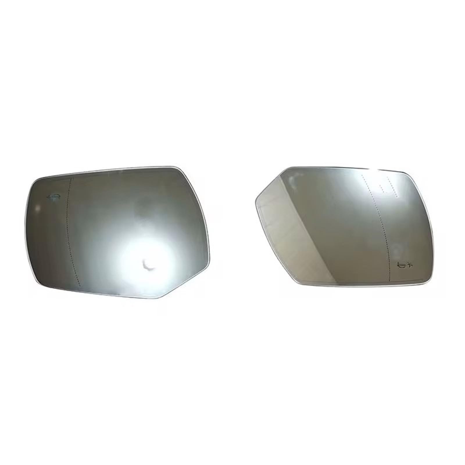 CAQRBCX Auto Rückspiegelglas Kompatibel Mit Cadillac Für CT5 2020 CT60 2016 2017 2018 2019 2020 Autozubehör Rückfahrlinse Heizung Echte Blendschutz-Totwinkel-Assistent(1 Pair) von CAQRBCX