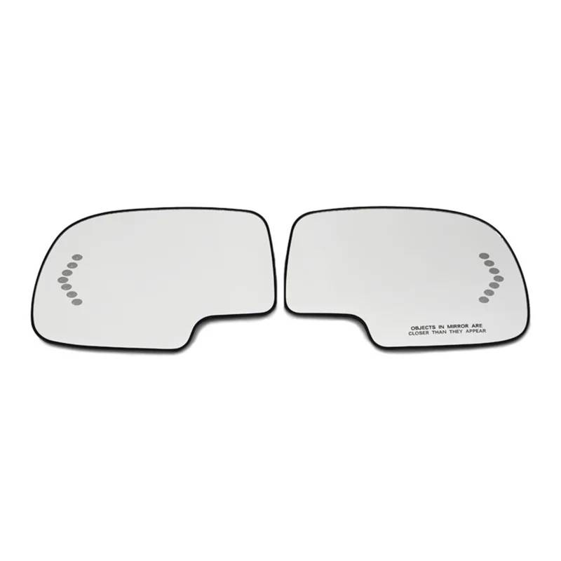 CAQRBCX Auto Rückspiegelglas Kompatibel Mit Chevy Für Chevrolet Für Avalanche Für Silverado 2003 2004 2005 2006 2007 Beheizte Rückspiegelglasplatte An Der Linken Und Rechten Türseite(1 Pair) von CAQRBCX