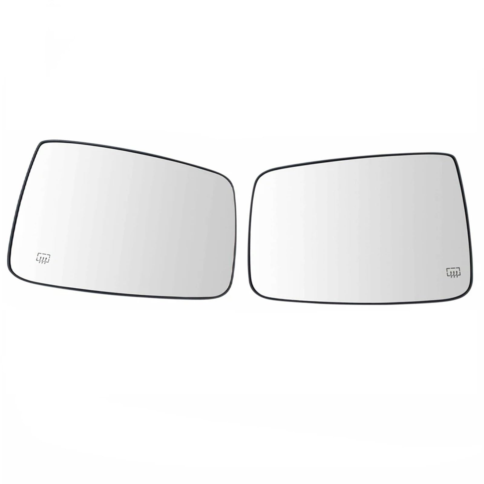 CAQRBCX Auto Rückspiegelglas Kompatibel Mit Dodge Für Ram 1500 2500 Truck 2010 Autoseite Beheiztes Spiegelglas Rückspiegelobjektiv Links Rechts 68079363AA 68079362AA(1 Pair) von CAQRBCX