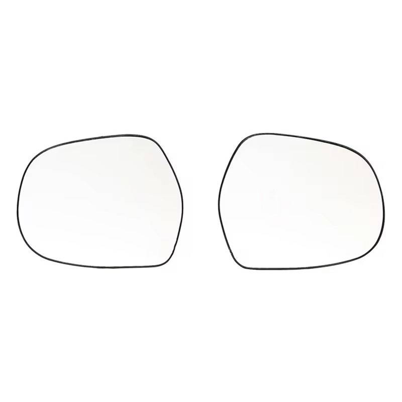 CAQRBCX Auto Rückspiegelglas Kompatibel Mit Toyota Für Hiace Für Pendler Für Ventury Van 2008-2018 Autoteile Rückspiegelglas 87961-6A300 87931-6A430(1 Pair) von CAQRBCX