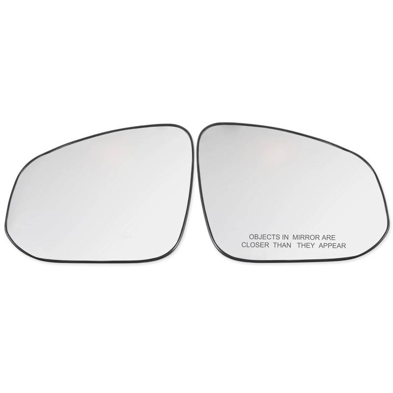 CAQRBCX Auto Rückspiegelglas Kompatibel Mit Toyota Für RAV4 2013 2014 2015 2016 2017 2018 Türrückspiegellinse Rückspiegelglasreflektor Konvexglaszubehör(Heated,1 Pair) von CAQRBCX