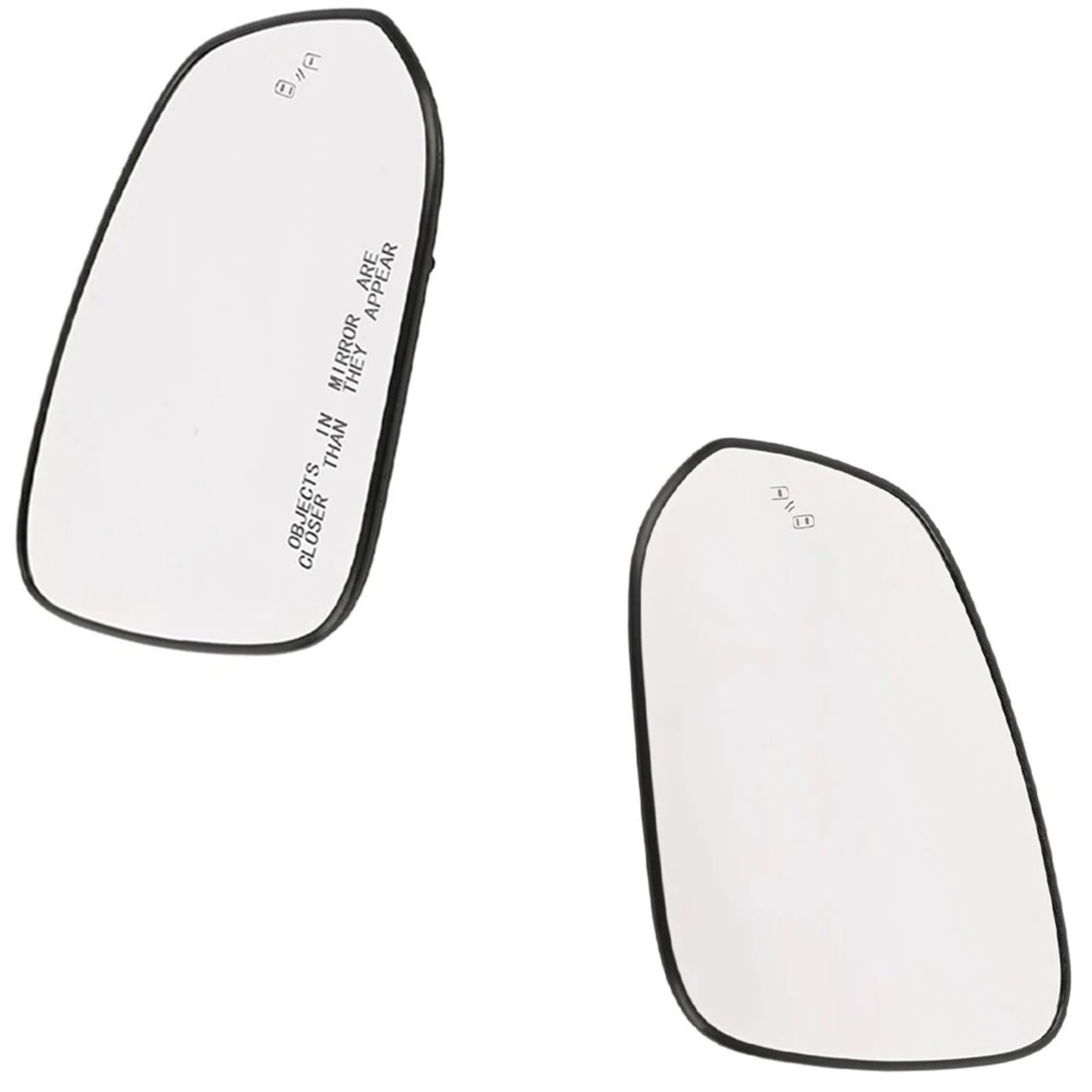CAQRBCX Auto Rückspiegelglas Kompatibel Mit Toyota Für RAV4 2013 2014 2015–2021 Für Tacoma 2016 2017 2018 2019 2021 Beheizte Klare Rückspiegelglaslinse(1 Pair) von CAQRBCX