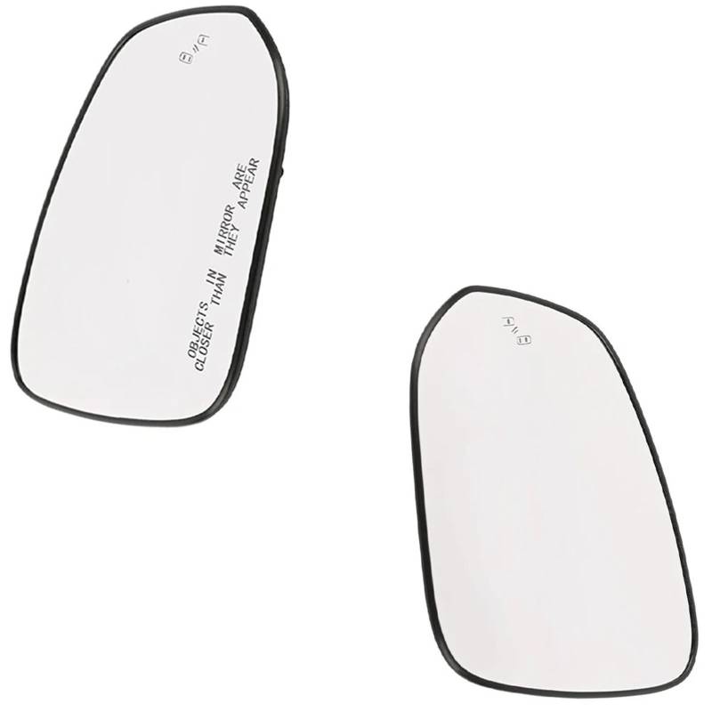 CAQRBCX Auto Rückspiegelglas Kompatibel Mit Toyota Für RAV4 2013 2014 2015–2021 Für Tacoma 2016 2017 2018 2019 2021 Beheizte Klare Rückspiegelglaslinse(1 Pair) von CAQRBCX