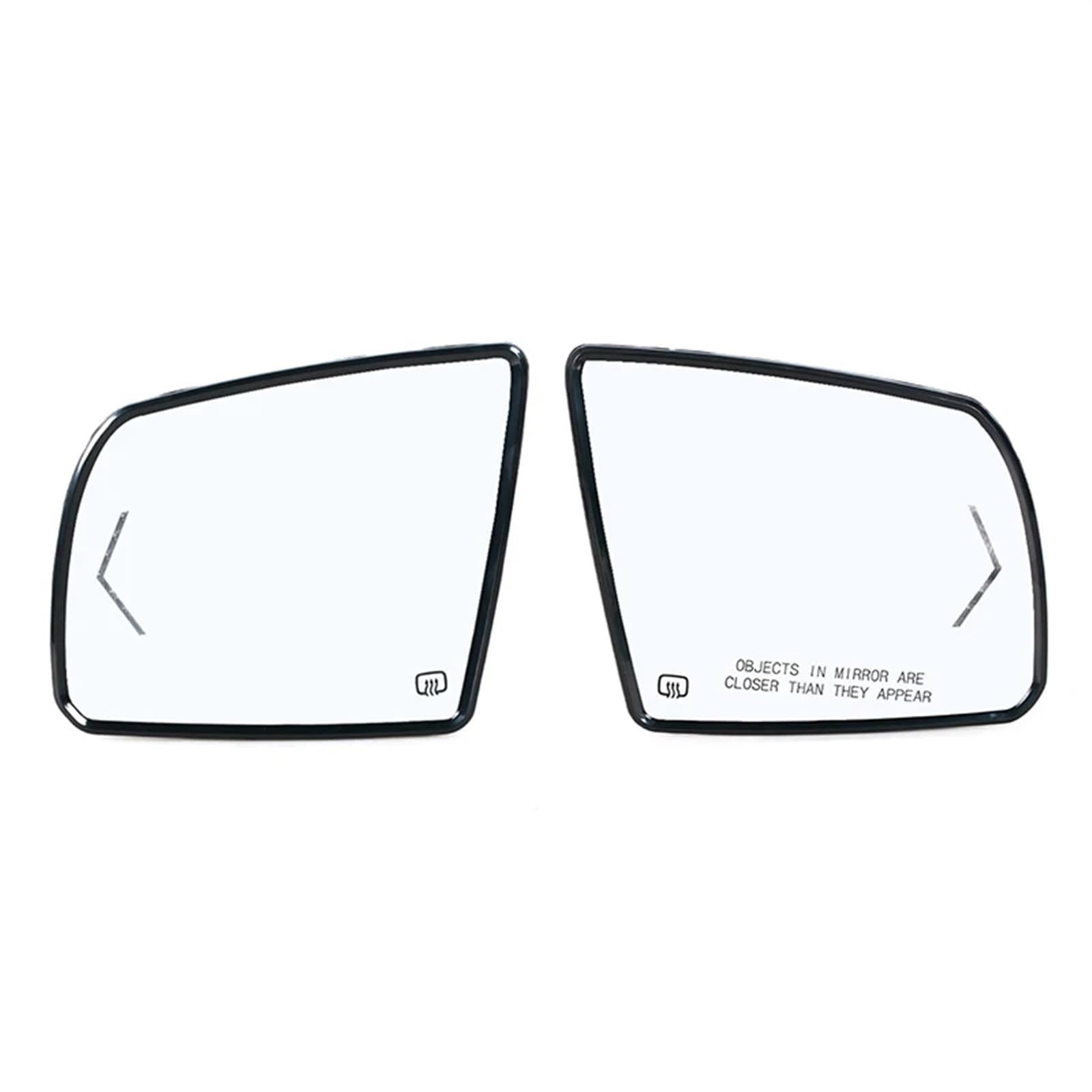 CAQRBCX Auto Rückspiegelglas Kompatibel Mit Toyota Für Tundra 2007–2020 Für Sequoia 2008 2009 2010 2012 2013 2014–2017 Autoaußenrückspiegelglas Mit Beheiztem(1 Pair) von CAQRBCX