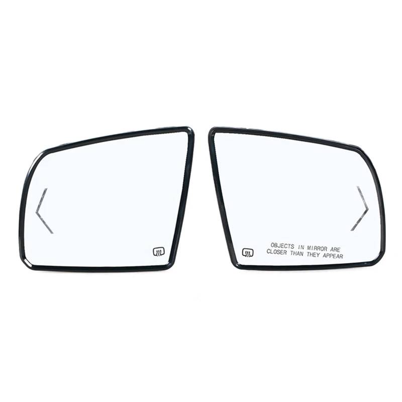 CAQRBCX Auto Rückspiegelglas Kompatibel Mit Toyota Für Tundra 2007–2020 Für Sequoia 2008 2009 2010 2012 2013 2014–2017 Autoaußenrückspiegelglas Mit Beheiztem(1 Pair) von CAQRBCX