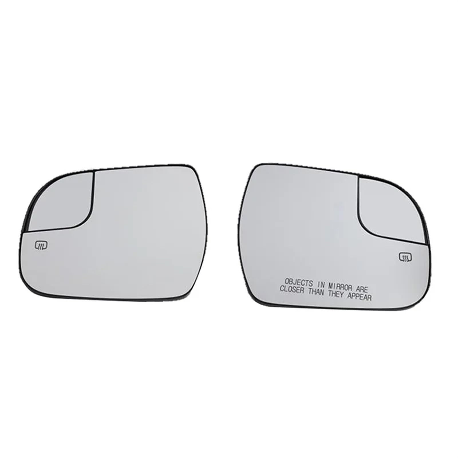 CAQRBCX Auto Rückspiegelglas Kompatibel Mit Toyota Sienna 2014 2015 2016 2017 2018 2019 2020 Autozubehör Türseitenspiegelglas Mit Beheizter Linse(1 Pair) von CAQRBCX