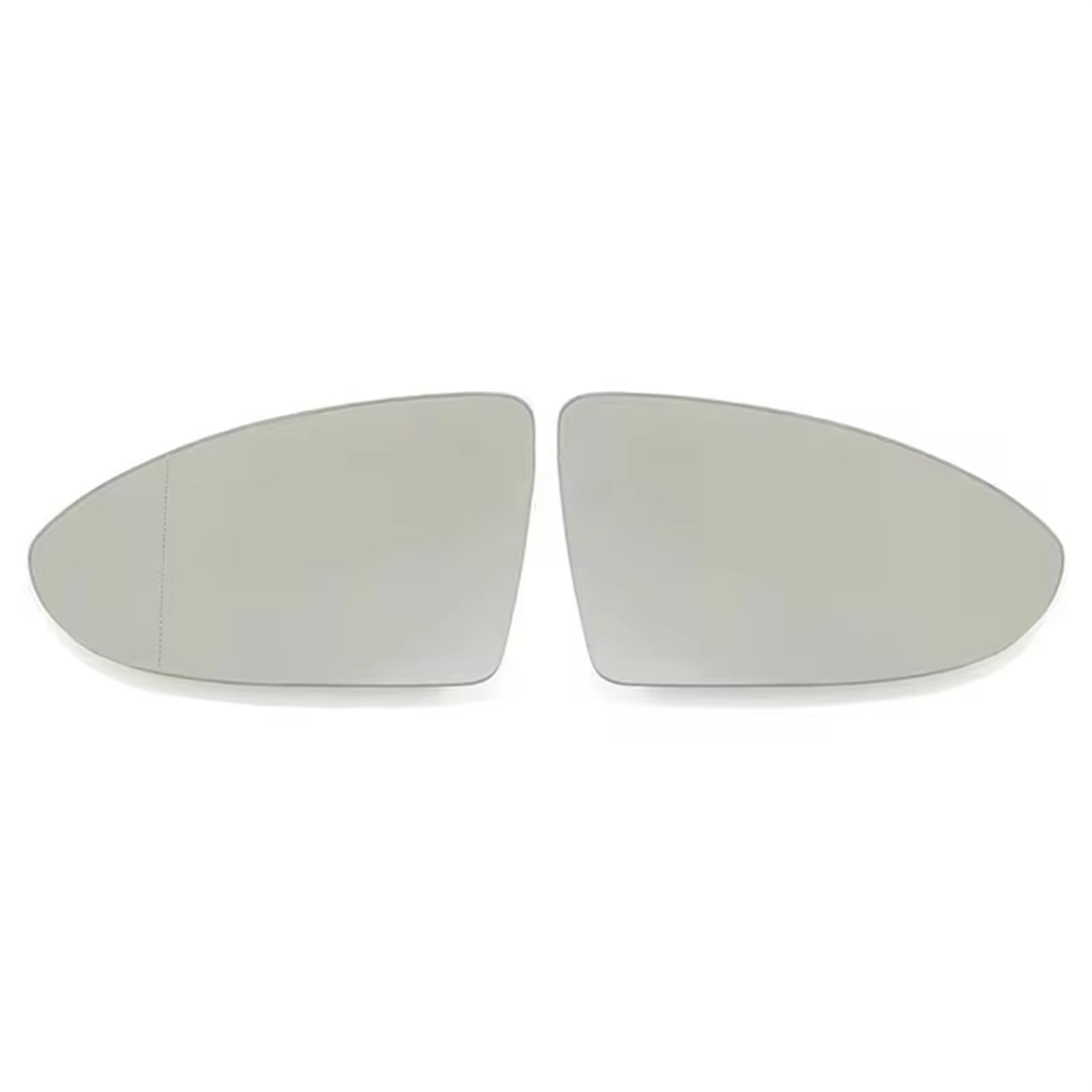 CAQRBCX Auto Rückspiegelglas Kompatibel Mit VW Für Golf 7 Für MK7 Für MK7.5 Für GTI Für 2013-2020 Autozubehör Beheiztes Klares Rückspiegelglas 5G0857521 5G0857522(1 Pair) von CAQRBCX