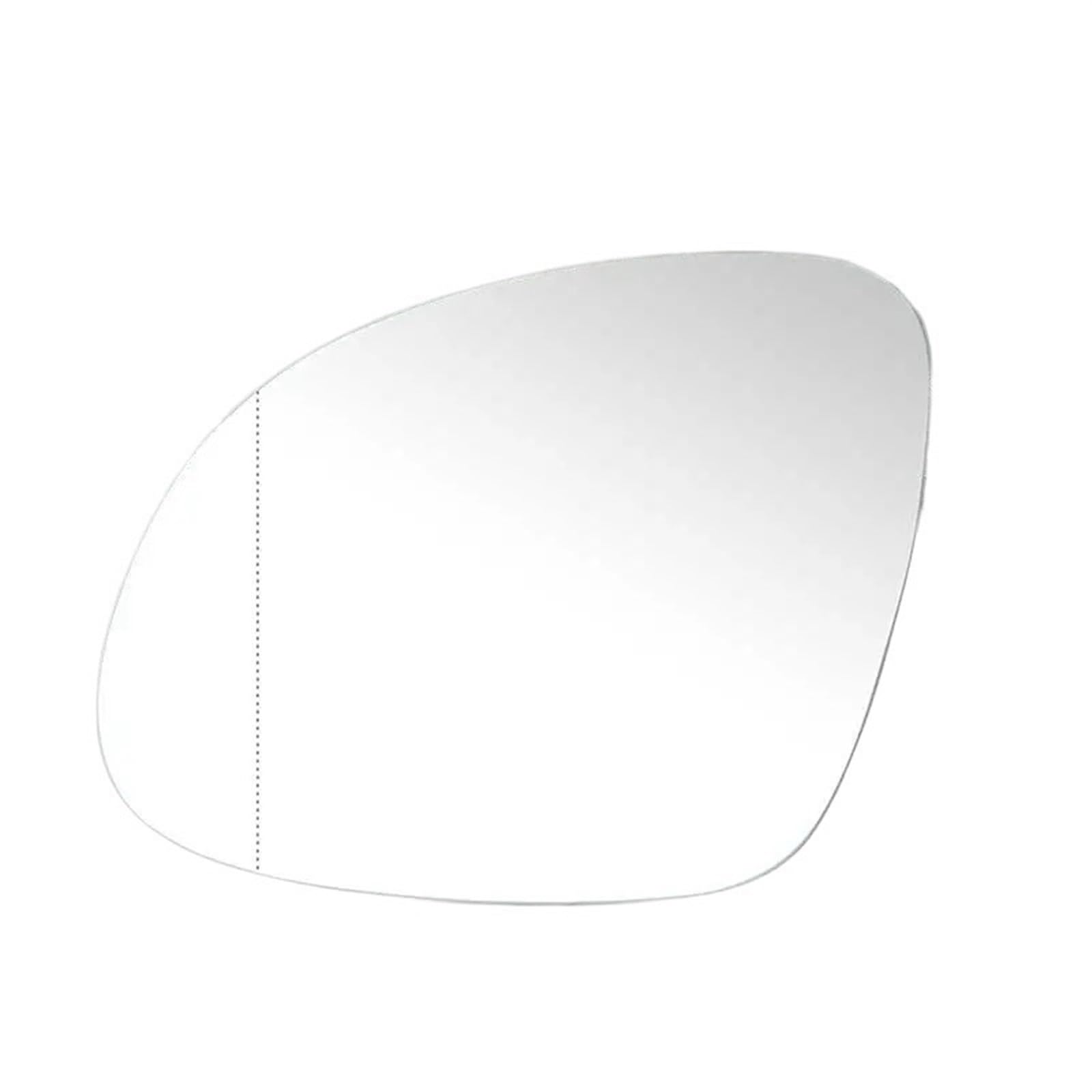 CAQRBCX Auto Rückspiegelglas Kompatibel Mit VW Für Tiguan 2009 2010 2011 2012 2013 2014 2015 2016 2017 Rückspiegel Beheizter Außenspiegel Glas Weitwinkel Rückansicht Autoteil(Left) von CAQRBCX
