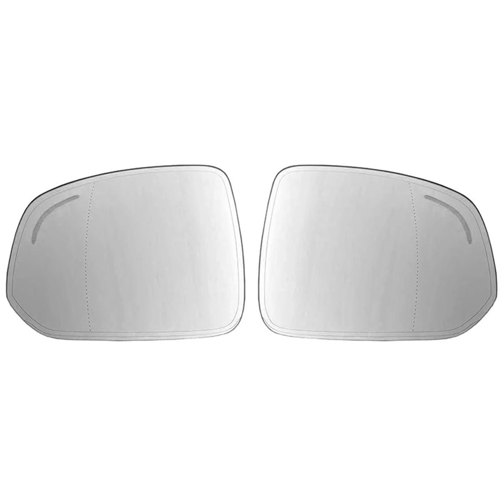 CAQRBCX Auto Rückspiegelglas Kompatibel Mit Volvo Für XC90 2015 2016 2017 2018 2019 2020 2021 2022 Beheizbarer Klarer Rückspiegel Seitenspiegel Glaslinse Toter Winkel(1 Pair) von CAQRBCX