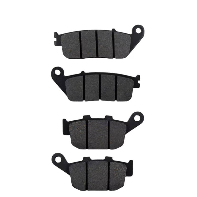 CAQRBCX Bremsscheibe Für CB 400 F Für CB-1 1989 1990 Für NT 650 Hawk GT 1988 1989 1900 1991 Für CBR 250 RJ RK RK2 MC19 1988 1989 2 Paar Motorrad-Bremsbeläge von CAQRBCX