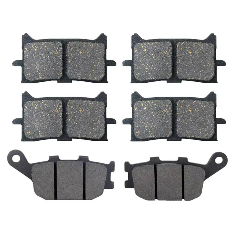 CAQRBCX Bremsscheibe Für CRF 1000 LDAG LDAH LAG LAH Für Africa Für Twin 2016 2017 2018 2019 2020 2021 Motorrad Vorne Hinten Bremsbeläge Motorrad Bremse Zubehör(Front and Rear Pads) von CAQRBCX