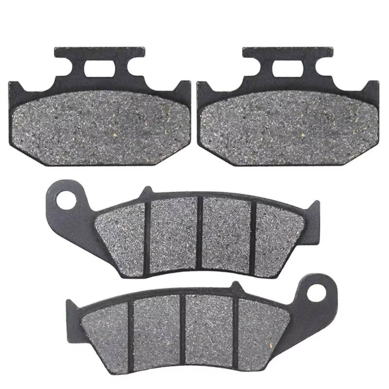 CAQRBCX Bremsscheibe Kompatibel Mit Suzuki Für DR 350 SEW Sex 1998–1999 Für DR 650 1996–2006 Motorrad-Bremsbeläge Vorne Hinten Motorrad-Bremszubehör(Front and Rear) von CAQRBCX