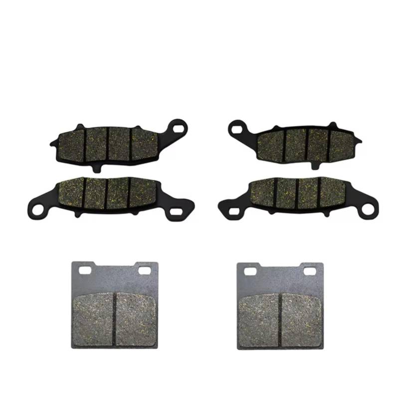 CAQRBCX Bremsscheibe Kompatibel Mit Suzuki Für GSF 600 S Y K Für Naked Für Bandit 2000–2004 Für GSX 600 F Für Katana 1998–2006 Motorrad Vorne Hinten Bremsbelag(Front and Rear) von CAQRBCX