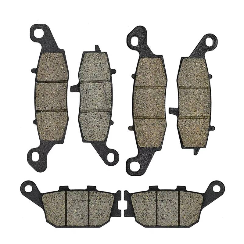 CAQRBCX Bremsscheibe Kompatibel Mit Suzuki Für SV650 2003–2014 Für DL650 Für VStrom XT 2004–2019 Motorrad-Bremsbeläge Vorne Hinten Motorrad-Bremszubehör(Front Rear Kit) von CAQRBCX