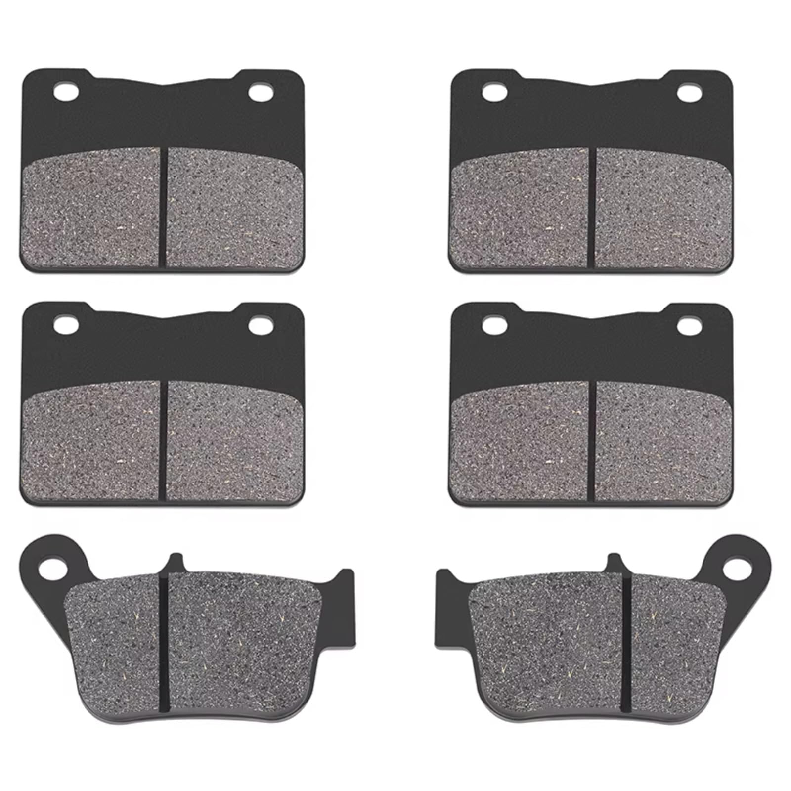 CAQRBCX Bremsscheibe Kompatibel Mit Sym Für SB 250 NI Wolf SB 2012 2013 2014 2015 Für Max Für Sym 600i ABS 2014 2015 Motorrad Vorne Hinten Bremsbeläge(Front and Rear 3pcs) von CAQRBCX