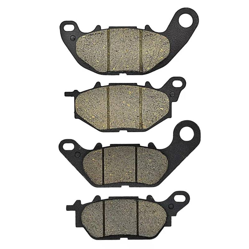 CAQRBCX Bremsscheibe Kompatibel Mit Yamaha Für YZFR3 321cc ABS 2015-2021 Für MTN 320 A Für MT03 321cc 2016-2021 Motorrad Bremsbeläge Vorne Hinten(Front and Rear) von CAQRBCX
