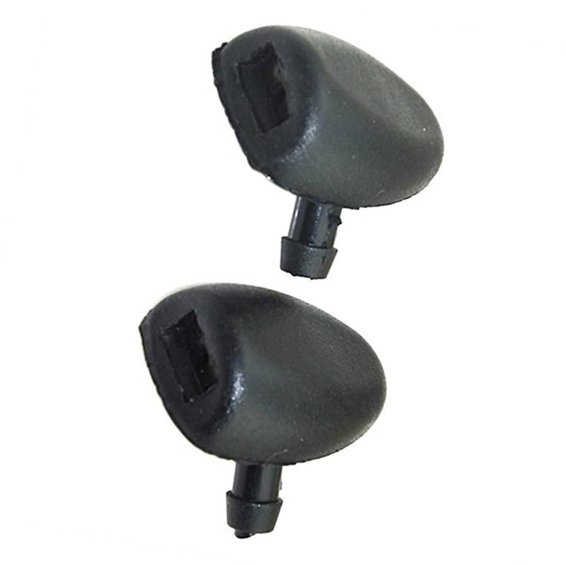 CAQRBCX Scheibenwischer Sprühdüse Kompatibel Mit Citroen Für C3 Für Mk2 2009 2010 2011 2012 2013 2014 2015 2016 2 Stück Glasdüse Auto-Windschutzscheibendüse 6438AV von CAQRBCX