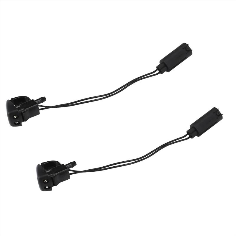 CAQRBCX Scheibenwischer Sprühdüse Kompatibel Mit Range Für Rover Lr4 2010 2011 2012 2013 2014 2015 2016 2 Stück Reinigungsdüse Wischerdüse LR048615 von CAQRBCX