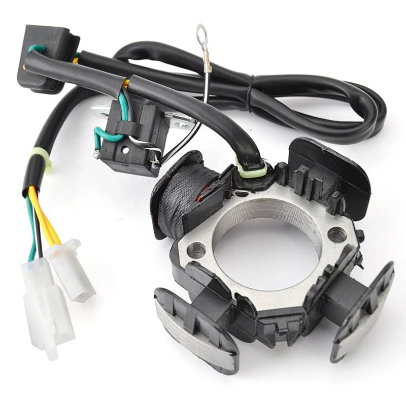 CAQRBCX Zündung Stator Magneto Kompatibel Mit Für KLX125 2003 2004 2005 2006 Motorrad-Statorspule, Magneto-Statorspule, Zündgenerator, Motor, OEM: 21003-S003 von CAQRBCX