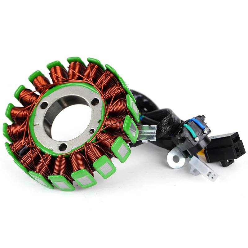 CAQRBCX Zündung Stator Magneto Kompatibel Mit Suzuki Für RV125 Van Van 2003–2015 Für RV200 Van Van 2017 Motorrad-Spulendrähte Statormagnet Ersatz 32101-12F00. von CAQRBCX