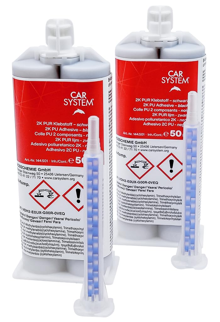 CARSYSTEM 2K PU - Kleber Power Mix transparent 50 ml 144.500 von CAR SYSTEM