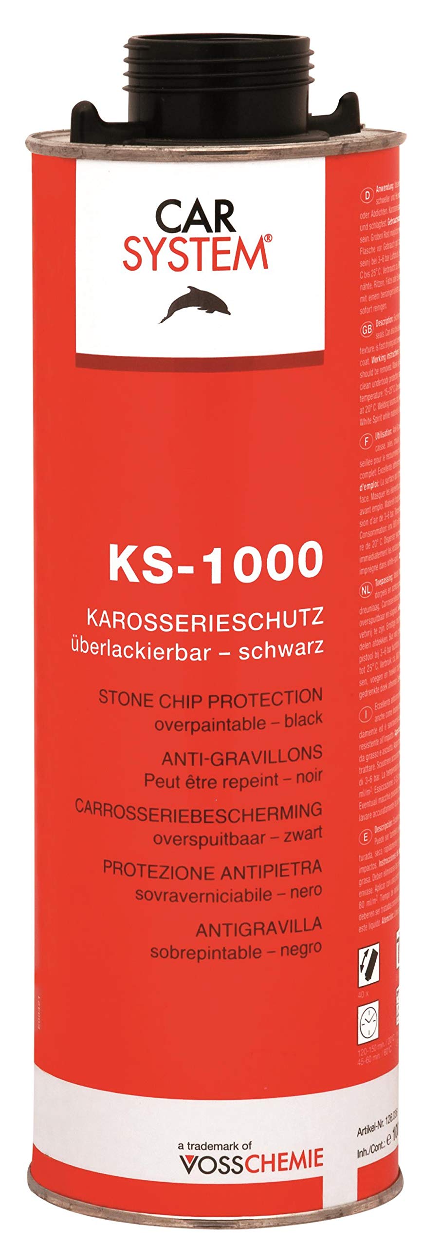 CARSYSTEM Karosserieschutz KS-1000 weiss 1 Liter 149.266 von CAR SYSTEM